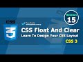 CSS Float Property And CSS Clear Property Session 15 | Tutor Pratik