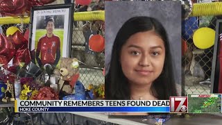 Community gathers to remember 2 teens found dead in Hoke County