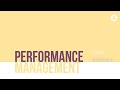 Performance Management