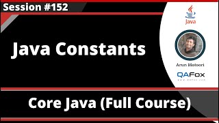 Java - Part 252 - Java Constants
