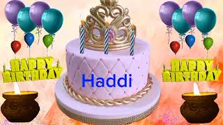 HADDI Birthday Song/Happy Birthday Haddi/Birthday song for haddi/haddi name birthday song