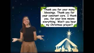 Christmas Prayer- Lyrics and Action