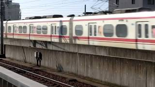 名鉄1800系+1030系・1230系快特新鵜沼ゆき上小田井駅通過