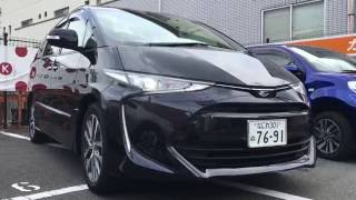 【試乗】TOYOTA ESTIMA AERAS PREMIUM 7人乗り 2400cc 2WD FF スパークリングブラックパールクリスタルシャイン