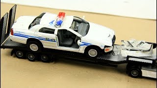 Toy Police Chase and Crashed.