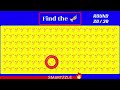Can you Find the Odd 💋 Emojis in 15 seconds 【Easy, Medium, Hard Levels】30 Rounds #01