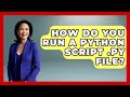 How Do You Run A Python Script .py File? - Python Code School