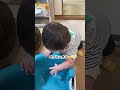 滑ってもめげない息子【生後8ヶ月】　 赤ちゃん baby 生後8ヶ月 靴下