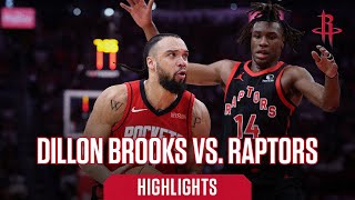 Dillon Brooks (19 points) Highlights vs. Toronto Raptors l Houston Rockets