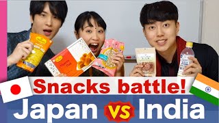 Indian snacks VS Japanese Snacks? Japanese and Koreans trying Indian snacks!