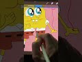 Master the Art of Drawing Spongebob in Seconds with These Simple Tips #shorts #tutorial #howtodraw
