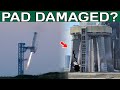 Starship Launch Pad Aftermath Revealed.... Tower Damaged?