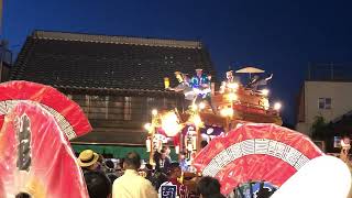 幸町の山車 幸町方面へ！成田祇園祭2022楽日にて　2022年7月10日