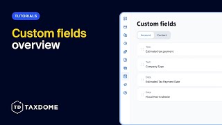 Custom fields overview