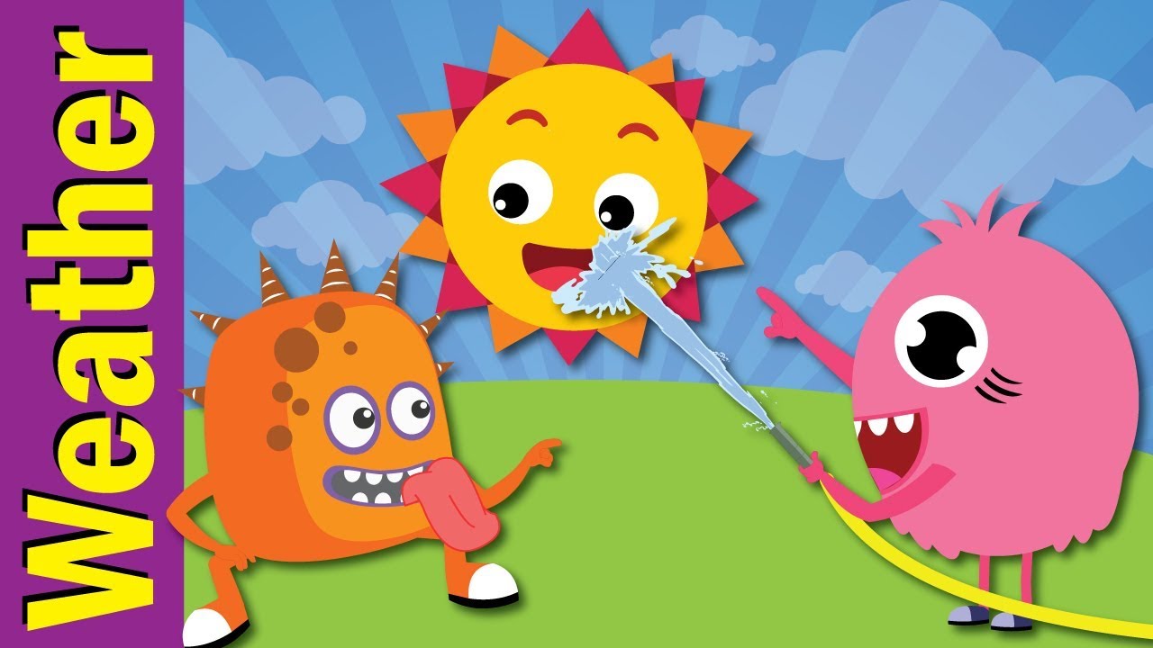 Weather Song For Kids Sunny Cloudy Rainy Snowy Kindergarten