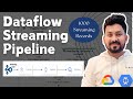 Create a Streaming Data Pipeline with Google Cloud Dataflow : Pub/Sub to BigQuery