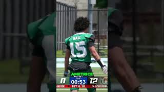 Covington Heist Star Receiver Amatrice Hall Turns On the Jets For Huge 40-Yard Gain Against U! 💪🟩