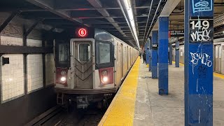 R62A/R142/R142A 6 Trains Begin At 149th Street Grand Concourse With R142/R142A Manhattan 4 Trains