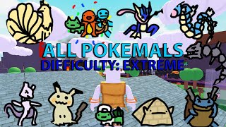 How To Get All Extreme Pokemals [Find All Pokemals]