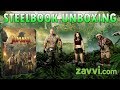 Jumanji Welcome To The Jungle 4K, Blu-Ray Zavvi Exclusive Steelbook Unboxing | Early Unboxing