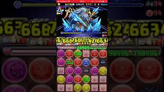 【パズドラ】無限回廊チャレンジ サレサレ周回で経験値うますぎ【1周13分前後】