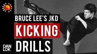 Bruce Lee's Jeet Kune Do Kicking Drills