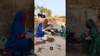 village life of Pakistani Hindu women in Cholistan desert #viral #desert