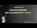 An Intro to Python Dictionaries: A Key-Value Data Structure