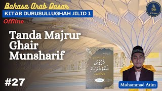 Bahasa Arab Dasar (Durusullughah 1) #27 - Tanda Majrur Ghair Munsharif