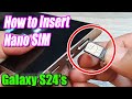 Galaxy S24: How to Insert SIM Card (Easy Tutorial) - *** NEW ***