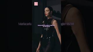 Mariacarla Boscono 🔥 powerful walk ✨ opening the Mugler SS/24 show #models #shorts #viral