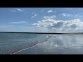 小松海水浴場 青い空と遠浅で砂浜がきれいなビーチの風景 徳島市