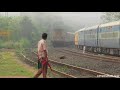 glorious konkan railway madgaon rajdhani express with classic alco twins shatters aravali road