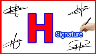 ✅ H signature style | H letter signature style | H signature ideas