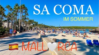 Sa Coma🌴🏖️MALLORCA island❤️Shopping \u0026 Beach❤️spain 🇪🇸#mallorca #travel #video