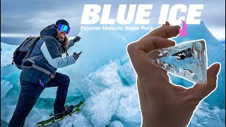 Blue Ice at Fayette Historic State Park!