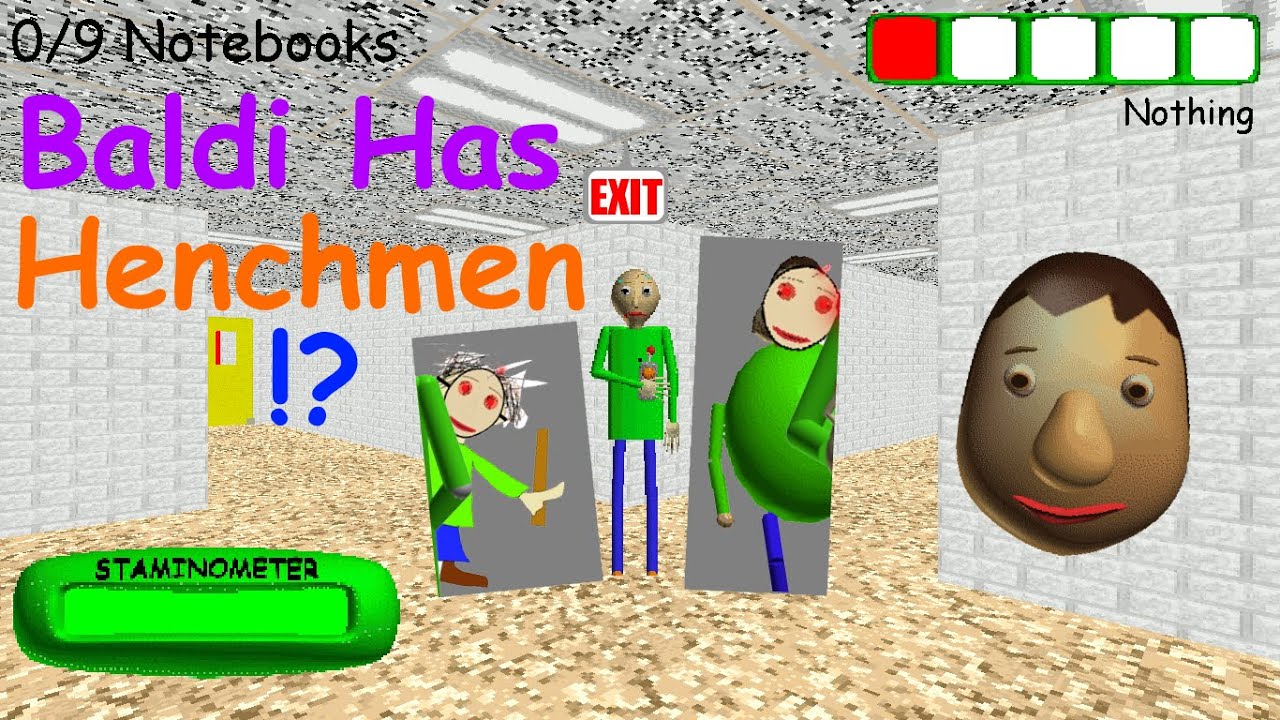 Everyone Is Helping Baldi Oh No Baldi S Basics Moded Youtube