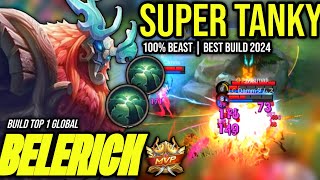 BELERICK BEST BUILD 2024 | BUILD TOP GLOBAL BELERICK GAMEPLAY | MOBILE LEGENDS✓