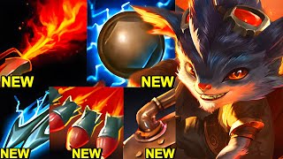 Wild Rift China Rumble - NEW CHAMP RUMBLE IS BROKEN OP !? MAX AP Rumble Build Runes