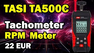 🔥 Cheap RPM Tacho-Meter |  Laser \u0026 Contact |  TASI TA500 |  Full Test 🔥