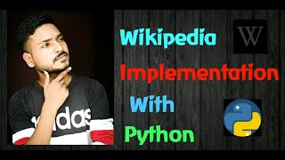 How to use Wikipedia in python | Wikipedia python implementation | python projects | priyansh jain