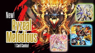 Ryzeal Melodious | 1 Card Combo! | Yugioh Post Crossover Breakers