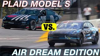 Tesla Plaid Model S vs Lucid Air Dream Quarter Mile Race!