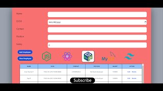 React JS Node Express JS CRUD (Create, Read, Update and Delete) | Axios Mysql | Tailwindcss