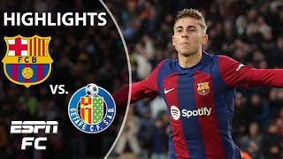 Barcelona vs. Getafe | LALIGA Highlights | ESPN FC