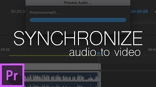 How to SYNCHRONIZE \u0026 MERGE Audio with Video