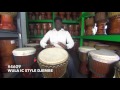 Wula Drum #4609 Played by M'bemba Bangoura