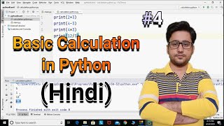 Basic Operators in Python || Python tutorial for absolute beginners in Hindi || #4