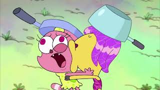 Ceviche trying to kiss panini! 🤣🤣