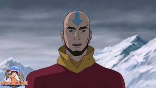 Aang restaura el Poder de Korra || Aang || La leyenda de Korra